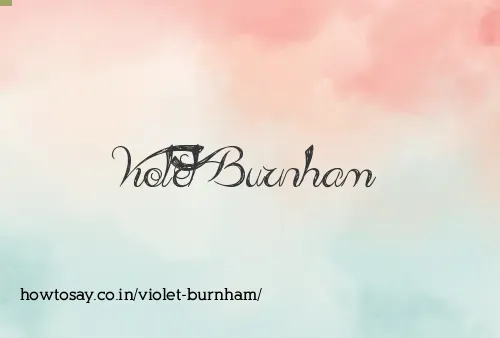 Violet Burnham