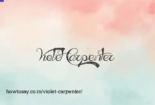 Violet Carpenter
