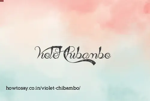 Violet Chibambo