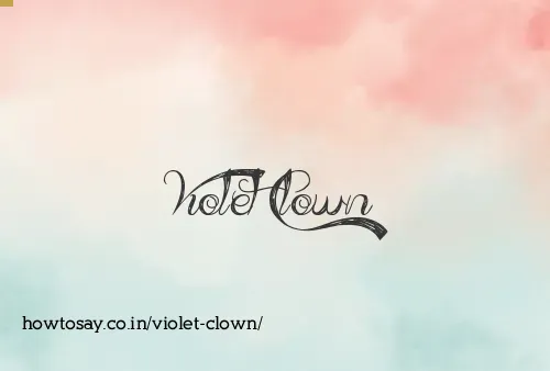Violet Clown