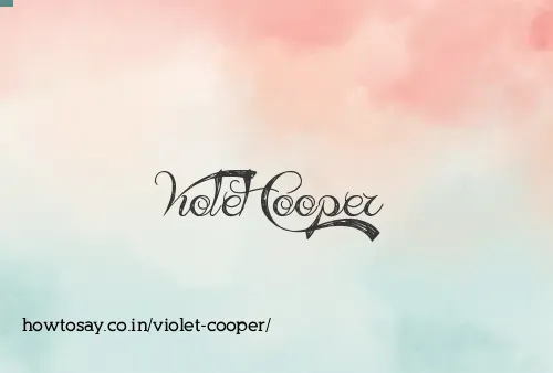 Violet Cooper