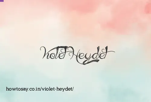 Violet Heydet