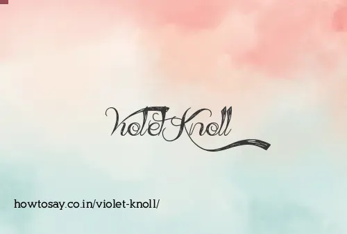 Violet Knoll