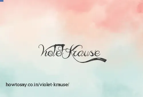 Violet Krause