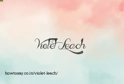 Violet Leach