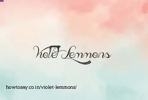 Violet Lemmons