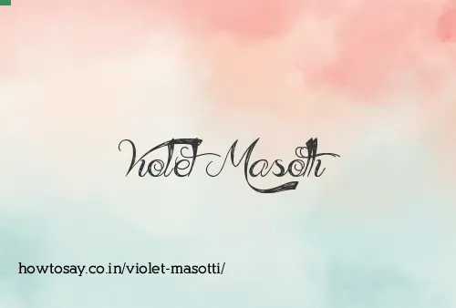 Violet Masotti
