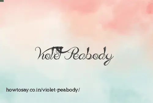 Violet Peabody