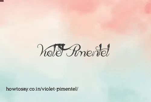 Violet Pimentel