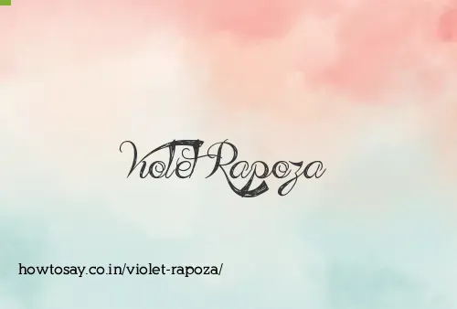 Violet Rapoza