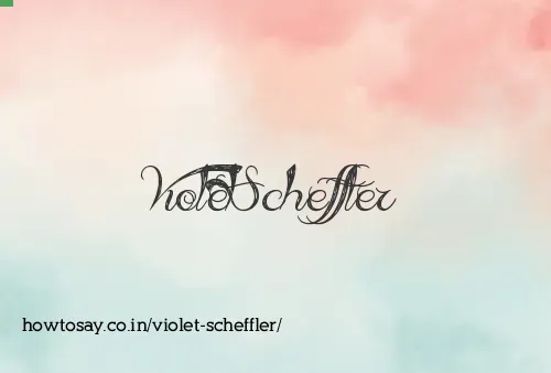 Violet Scheffler