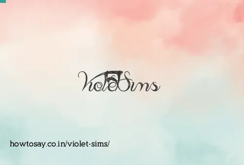 Violet Sims