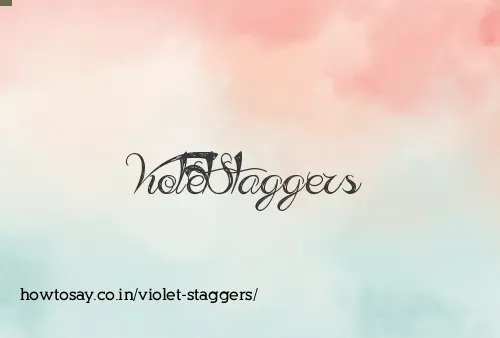 Violet Staggers