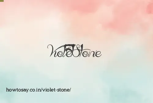 Violet Stone