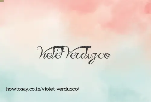 Violet Verduzco