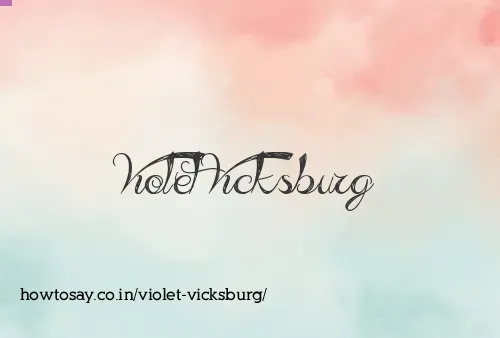 Violet Vicksburg