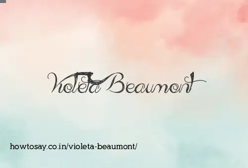 Violeta Beaumont