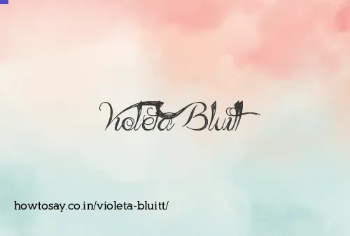 Violeta Bluitt