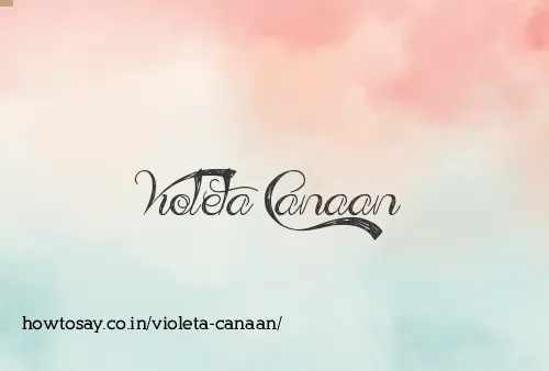 Violeta Canaan