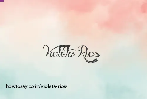 Violeta Rios