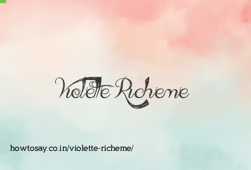 Violette Richeme