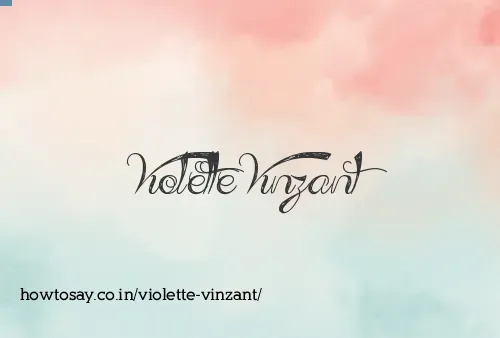 Violette Vinzant