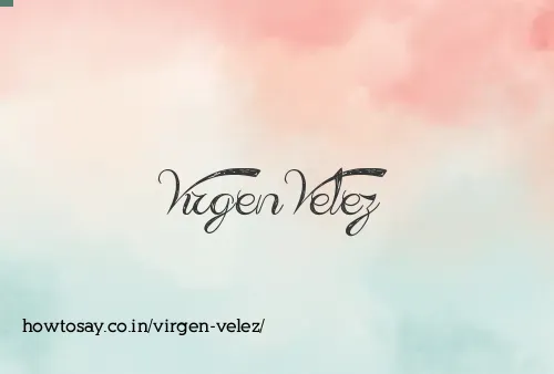 Virgen Velez