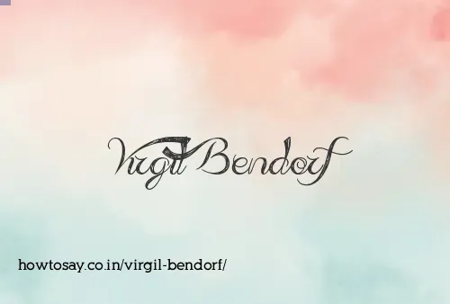 Virgil Bendorf