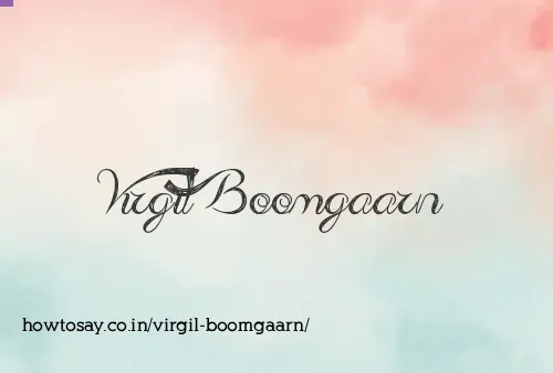 Virgil Boomgaarn