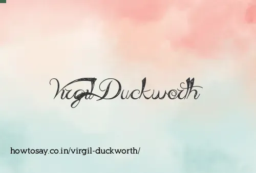 Virgil Duckworth