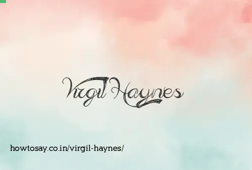 Virgil Haynes