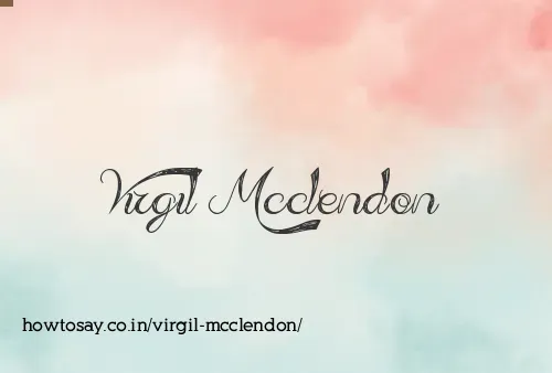 Virgil Mcclendon