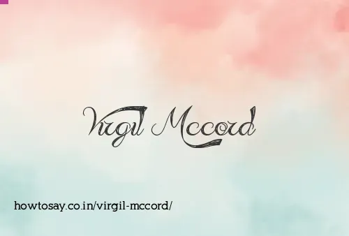 Virgil Mccord