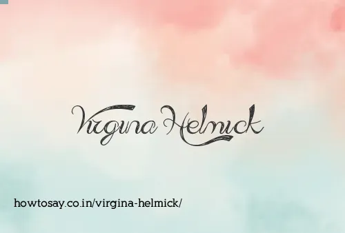 Virgina Helmick