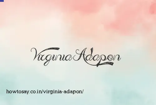 Virginia Adapon