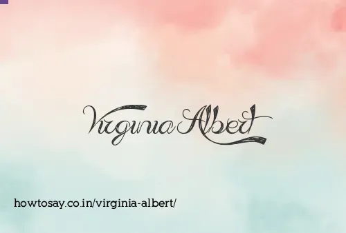 Virginia Albert