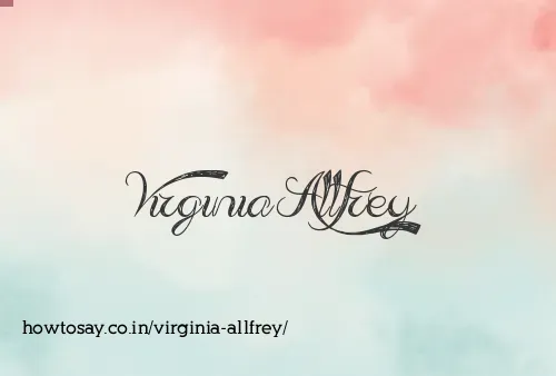 Virginia Allfrey