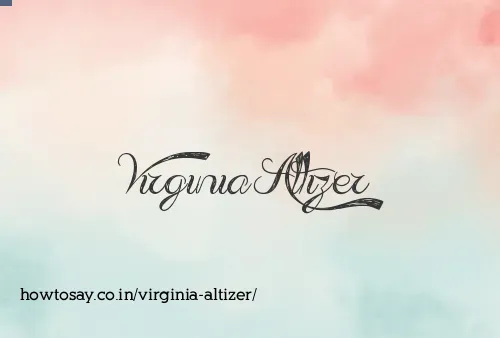 Virginia Altizer