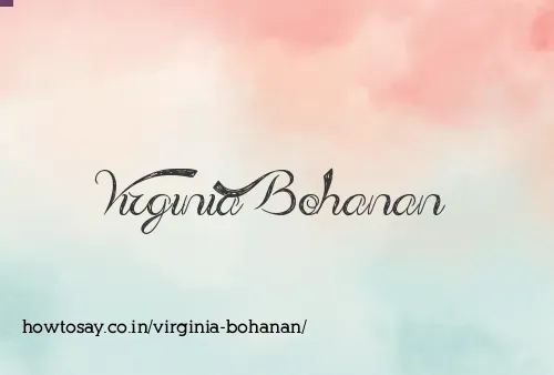 Virginia Bohanan