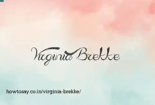 Virginia Brekke