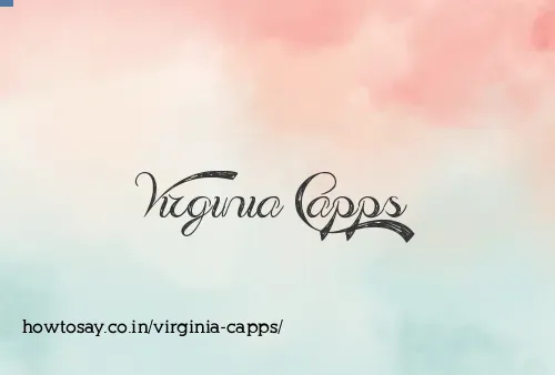 Virginia Capps