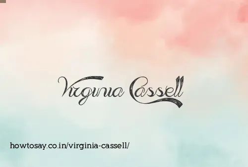 Virginia Cassell