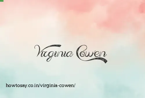Virginia Cowen