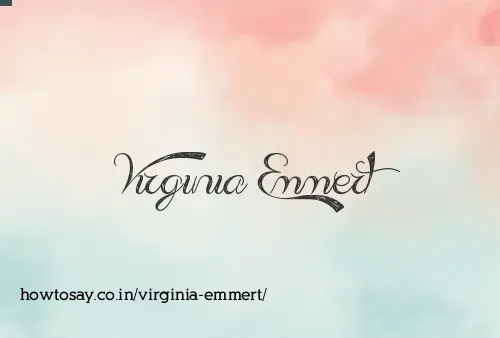 Virginia Emmert