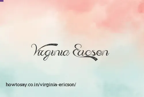 Virginia Ericson