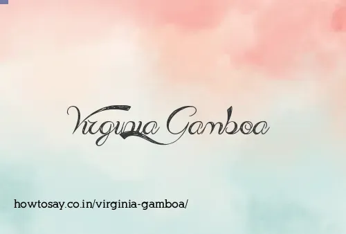 Virginia Gamboa