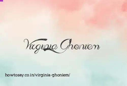 Virginia Ghoniem
