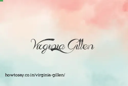 Virginia Gillen