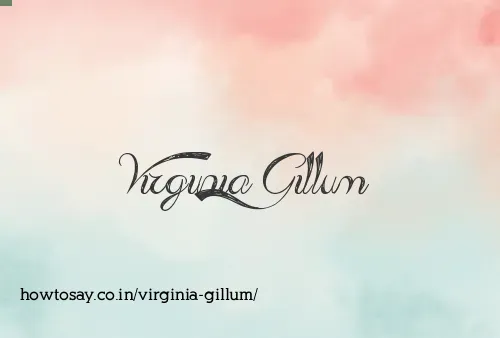 Virginia Gillum