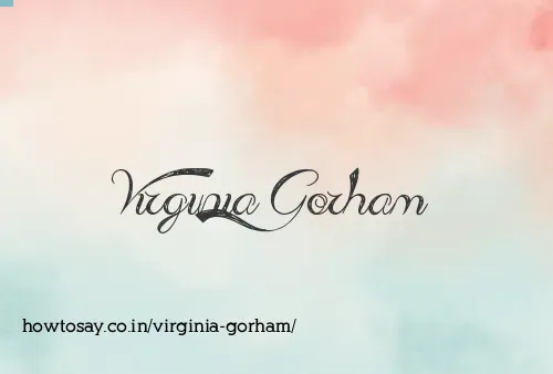 Virginia Gorham